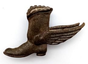 WW2 Late Arrivals Club, Winged Boot Badge. Which was an unofficial award given to R.A.F. pilots or