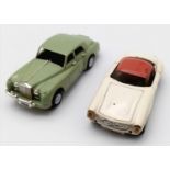 2 VINTAGE TRI-ANG SCALEXTRIC CARS... (SEE PHOTOS)