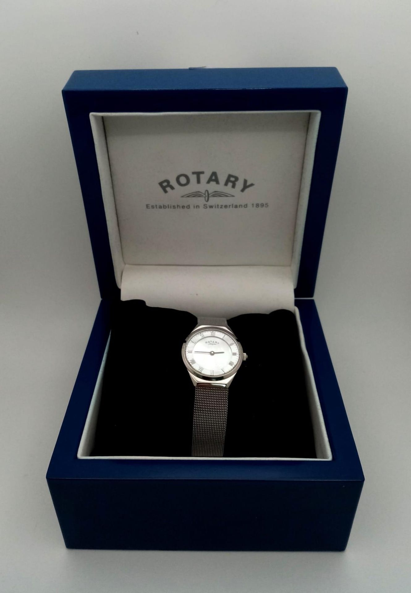 Excellent Condition Ladies Stainless Steel Rotary Quartz Watch. 30mm wide. New Battery Fitted - Image 7 of 7