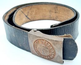 WW1 Imperial German Belt and Buckle