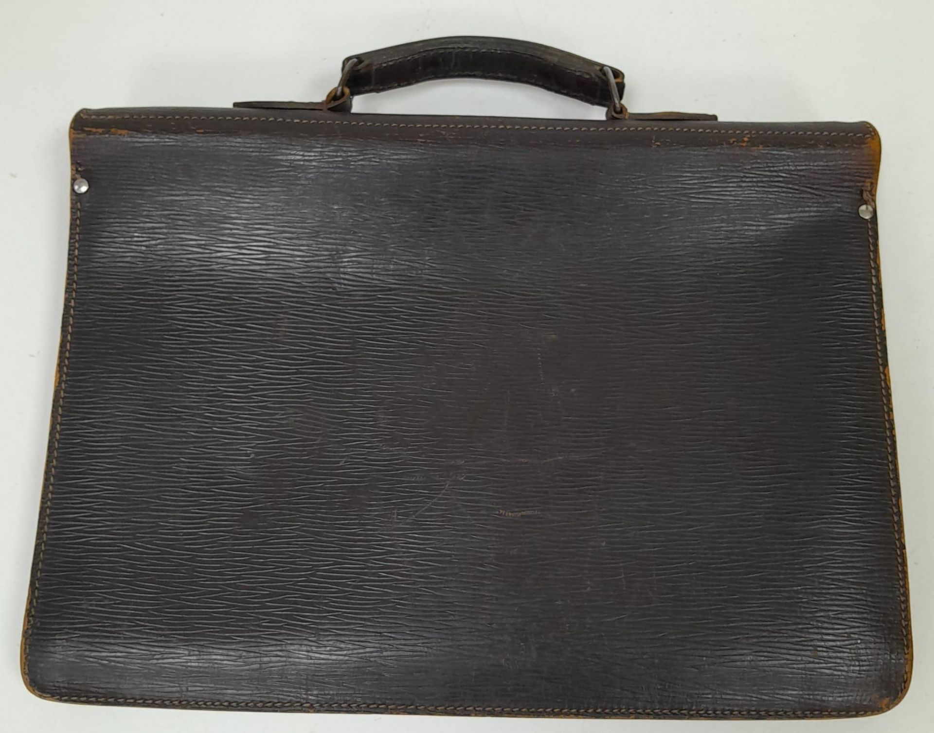 WW2 German Luftwaffe Briefcase with stamp - Bild 3 aus 11