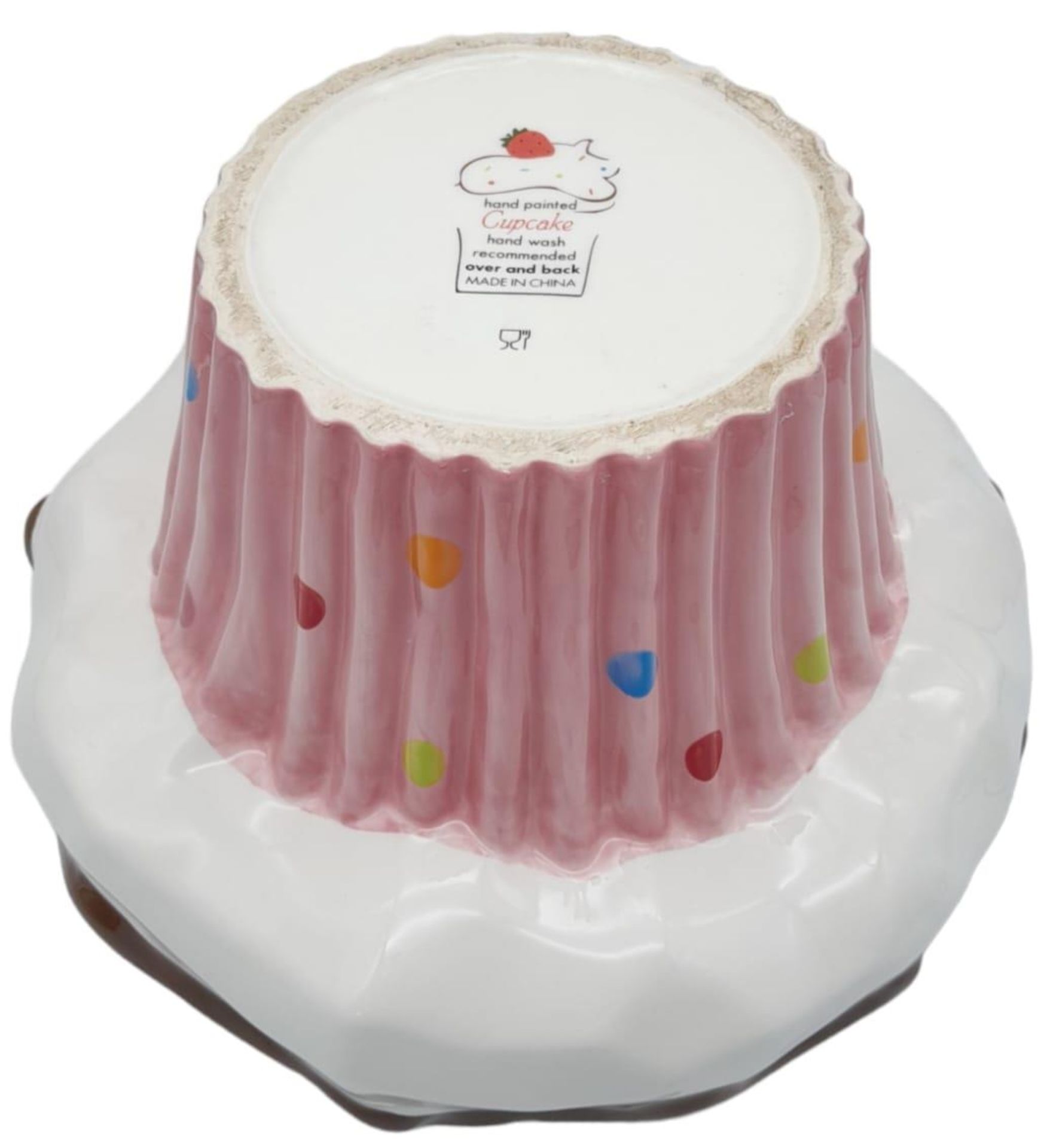 A Joyous Ceramic Cup Cake Storage Vessel - Looks good enough to eat! 30cm tall. 32cm across at top. - Image 4 of 5