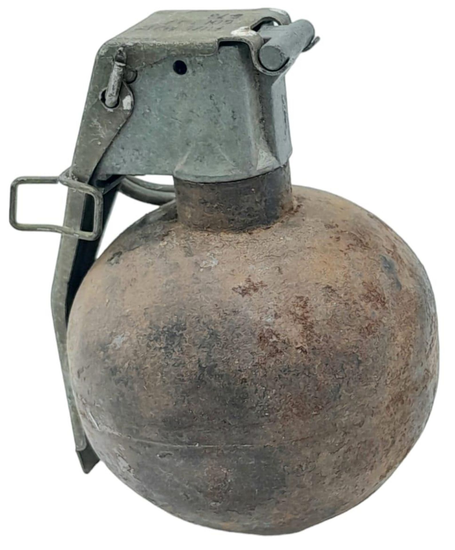 Vietnam War Era INERT US M.67 Grenade. The idea was that every all-American boy could throw a - Bild 3 aus 5