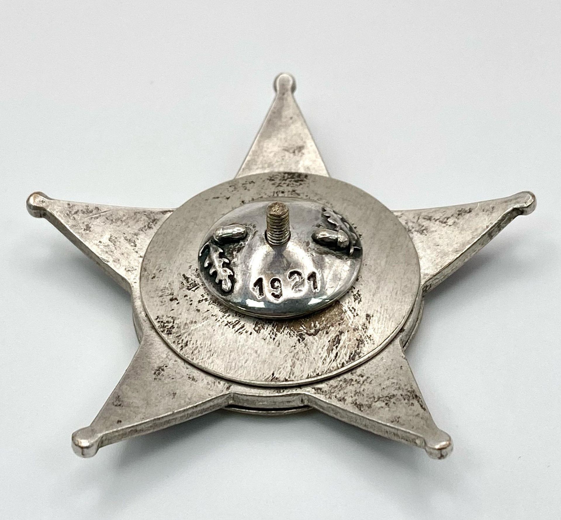 WW1 Ottoman (Turkish) Officers War Medal “The Gallipoli Star”. Nice private purchase screw back - Image 3 of 4