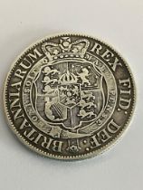 1819 GEORGE III SILVER HALF CROWN. Very fine/extra fine Condition. Having clear detail to both