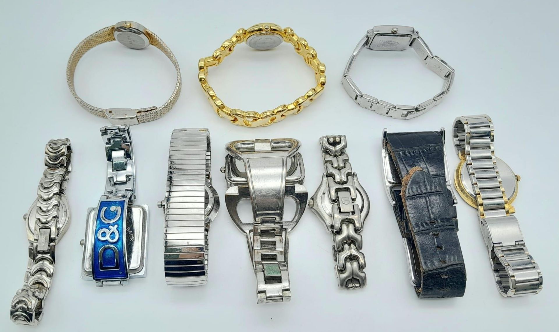 A SELECTION OF 10 BRACELET WATCHES, TO INCLUDE DKNY, CITRON, PHILLIP MERCIER & CARVEL TO NAME A - Image 2 of 3