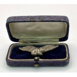 Unofficial Guinea Pig Club Silver Sweetheart Brooch in original box. These were worn by families