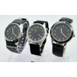 A Parcel of Three Unworn Military Homage Pilot Watches. Comprising: 1) 1960’s Italian Airforce (