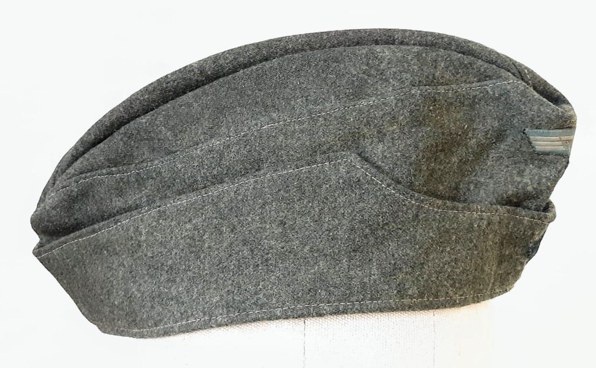3rd Reich M34 Army Overseas Cap. Made by Schubt, Berlin. Super condition for its age. - Image 4 of 6