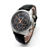 A Men’s Rotary Quartz Chronograph Date Watch Model GS02876. 44mm Including Crown. New Battery Fitted