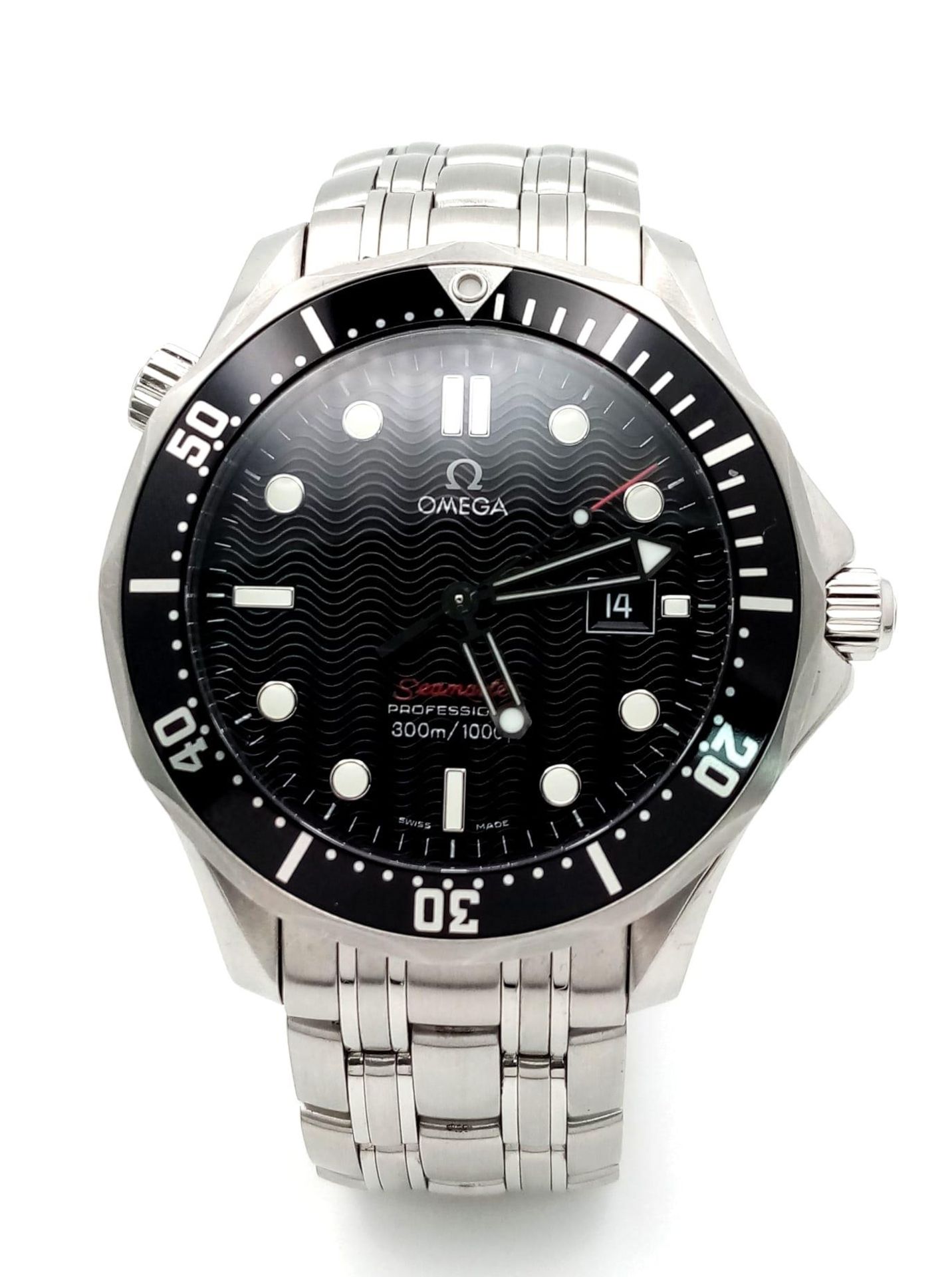 An Omega Seamaster Professional Gents Watch. Stainless steel bracelet and case - 41mm. Black dial - Image 2 of 7