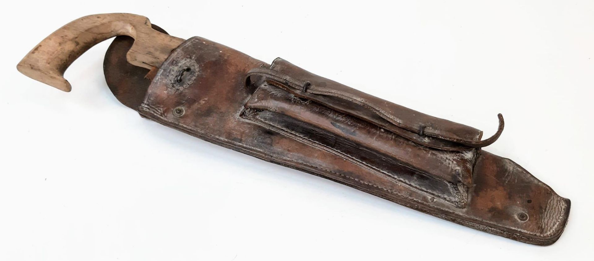 WW1 Allied Pioneers Saw in leather case (although a WW1 saw, was not initially for this case. - Bild 5 aus 5