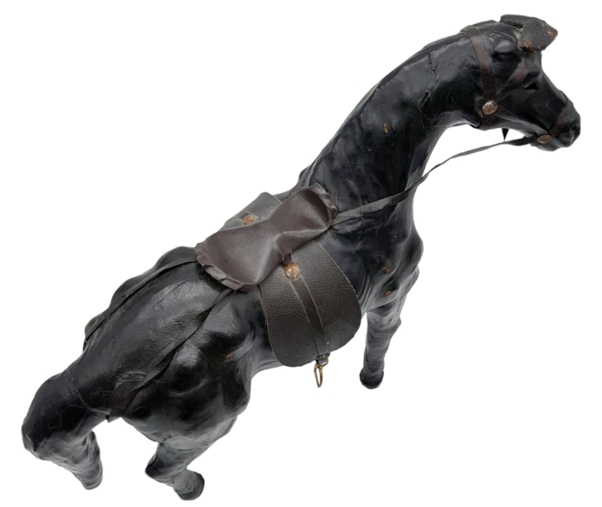 A Vintage Leather Liberty Style Leather Horse - Probably made by Liberty's in the 1960s. Amazing - Image 4 of 6