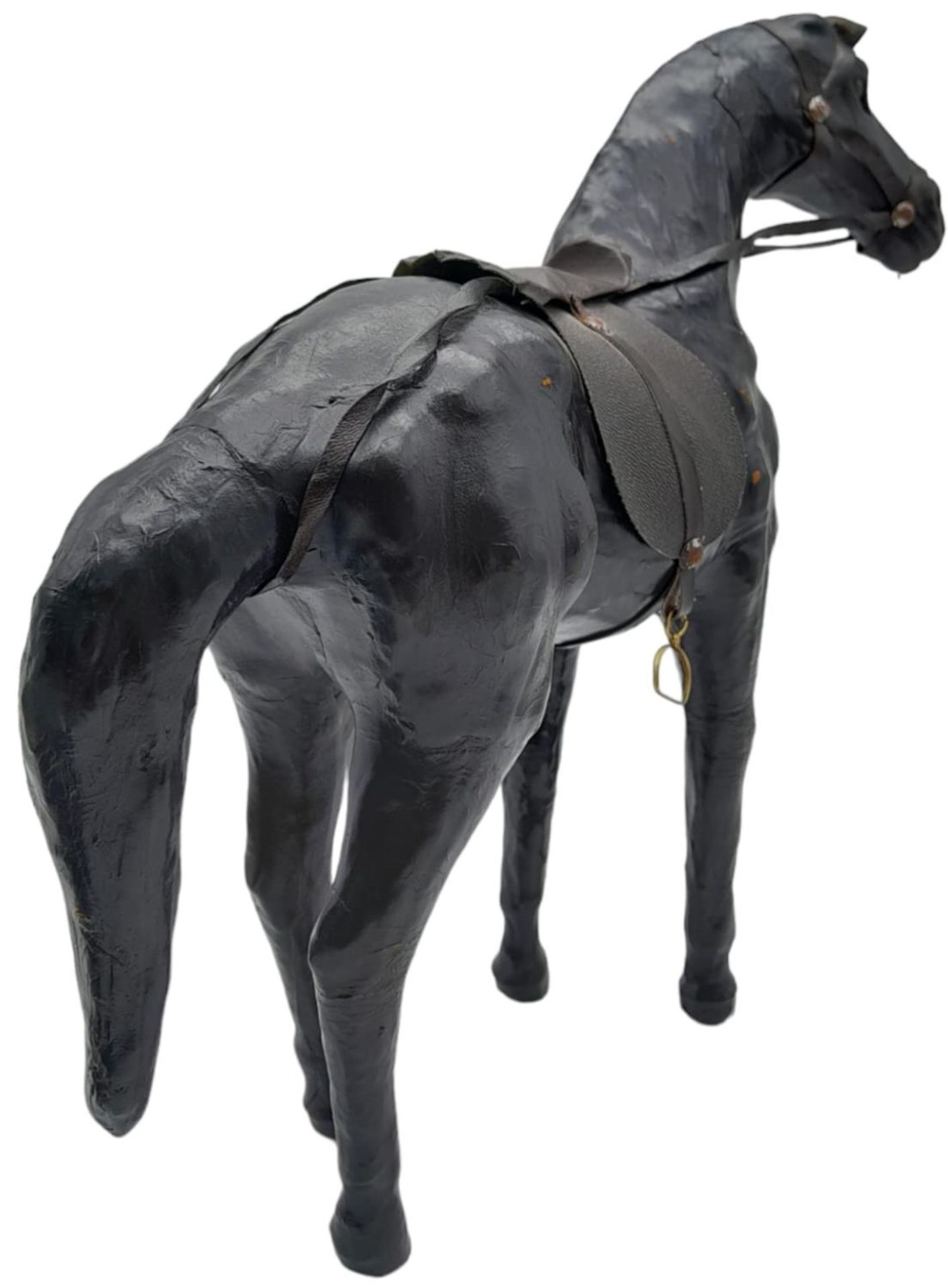 A Vintage Leather Liberty Style Leather Horse - Probably made by Liberty's in the 1960s. Amazing - Image 3 of 6