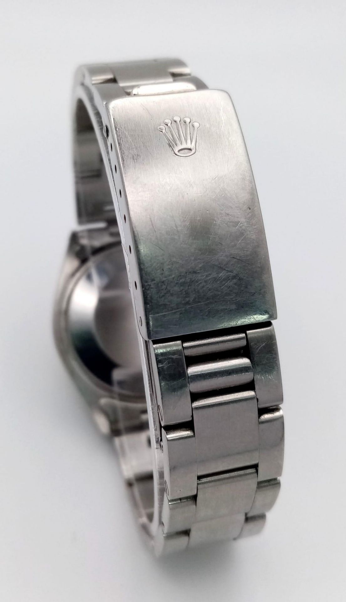 A Vintage Rolex Oyster Perpetual Automatic Gents Watch. Stainless steel bracelet and case - 34mm. - Bild 5 aus 7