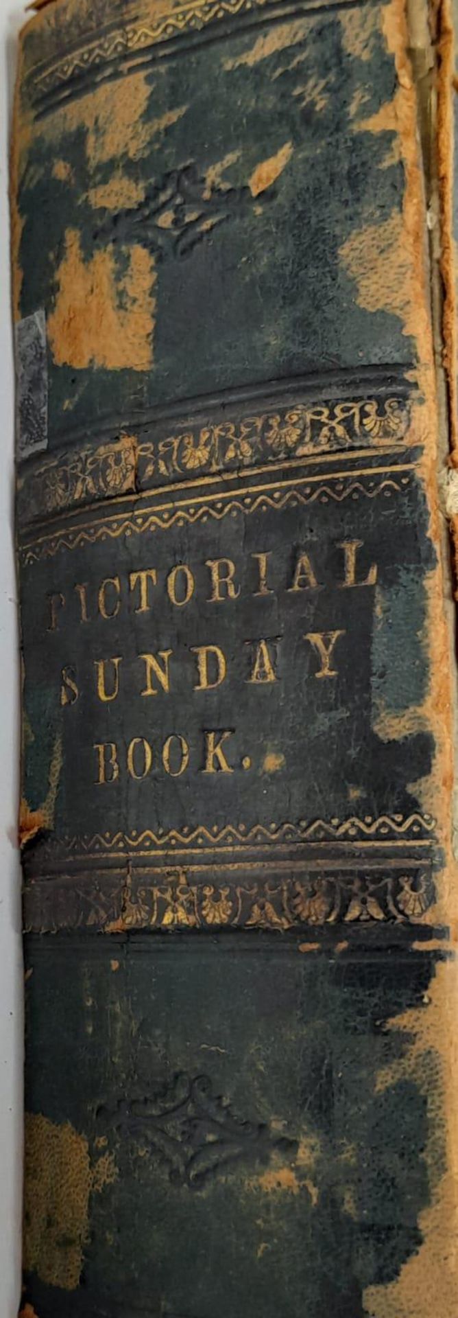 An Antique Pictorial Sunday Book. Cover is loose. 26cm x 36cm - Image 13 of 13