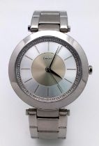 An Excellent Condition Stainless Steel Quartz Watch by Donna Karen New York (DKNY). 38mm Including