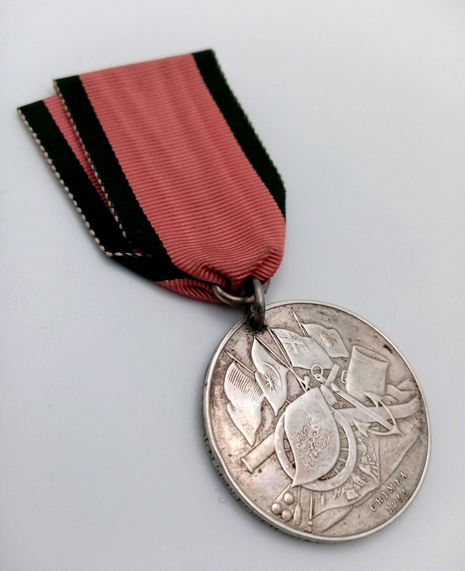 A pair of medals for the Crimean War to the 1st battalion the Royal Regiment, consisting of: Queen’s - Image 4 of 6