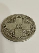 1873 GOTHIC SILVER FLORIN in worn/fair condition.