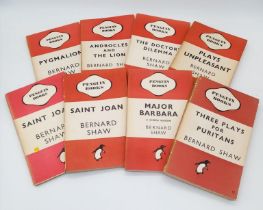 Seven vintage George Bernard Shaw, Penguin books. This is 7 of 10 published in 1946 to commemorate