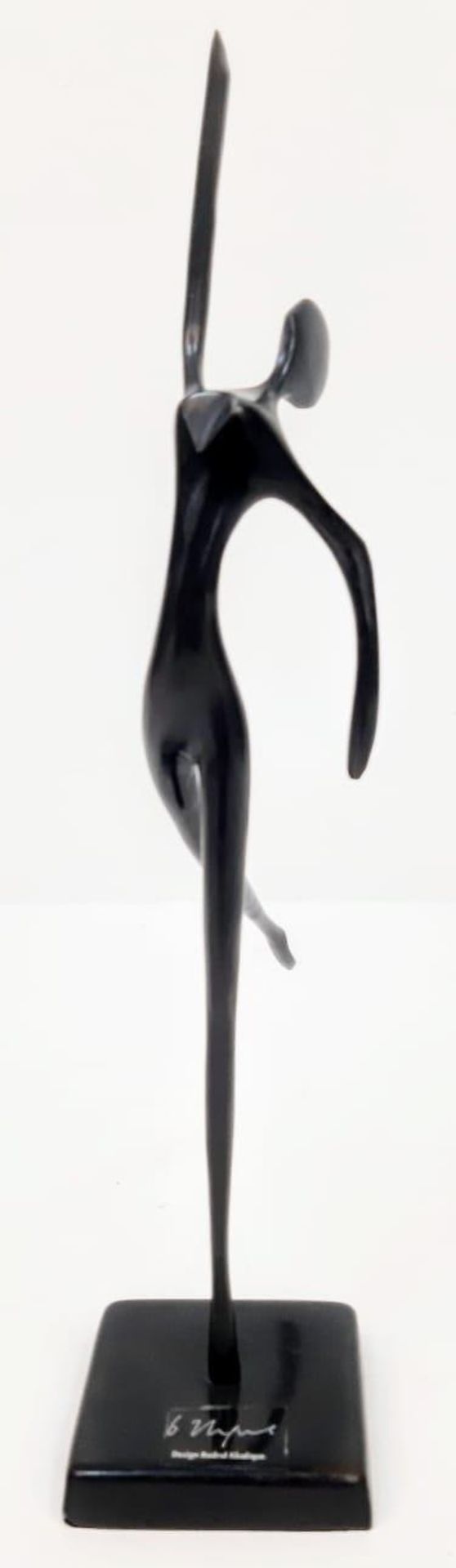 A Vintage Bodrul Khalique Ballerina Sculpture. 34 cm tall
