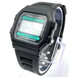 A Highly Collectible Casio Men’s Digital Resin Watch, Model W86-3298. Full working order.
