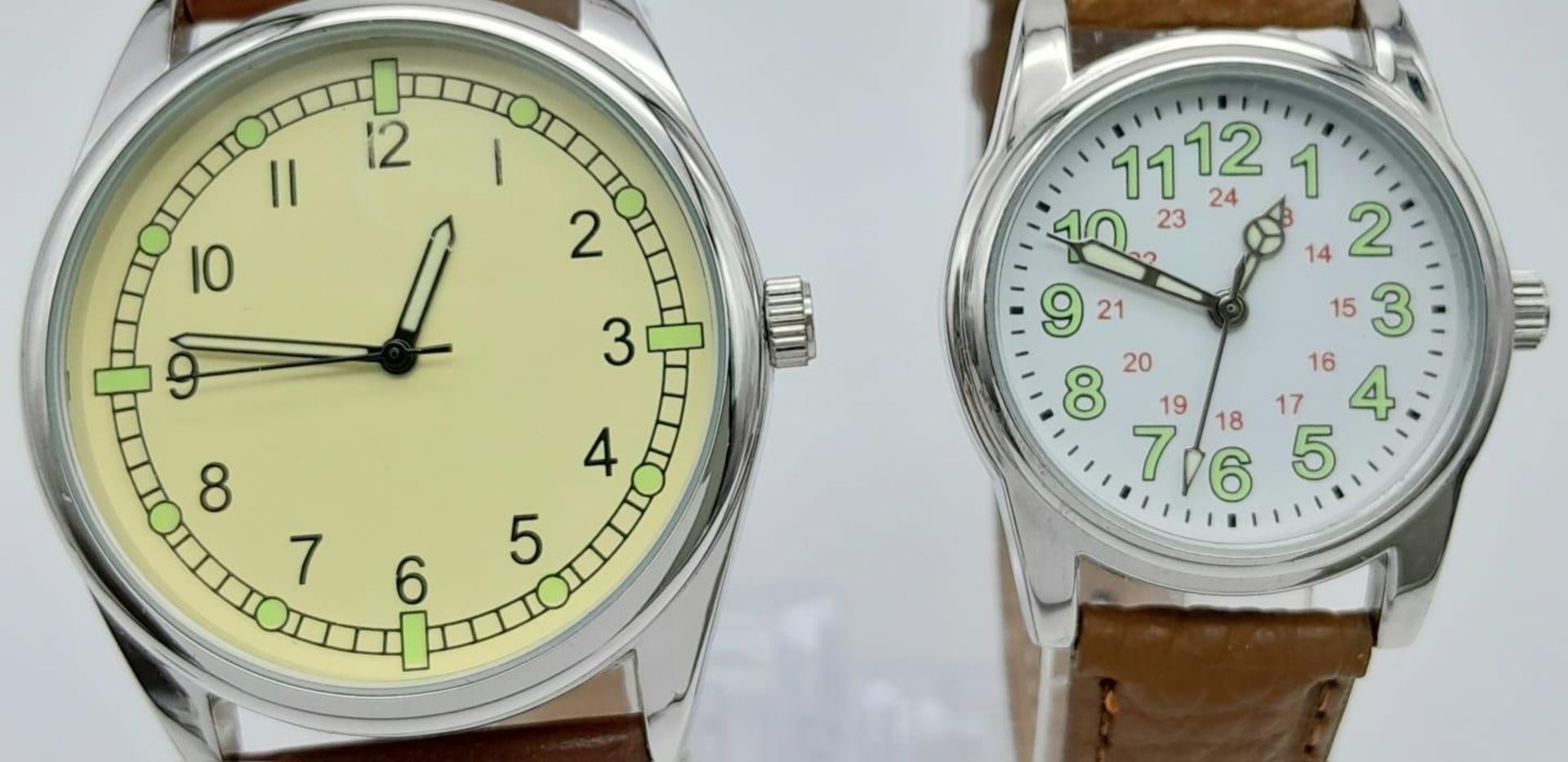 A Parcel of Two Unworn Military Homage Watches, Comprising a 1940’s German Navy (42mm) and a 1940’ - Image 2 of 6