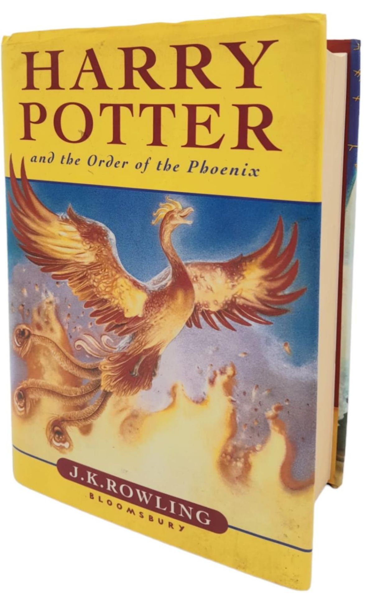 A Parcel of Three First Edition Hardback Harry Potter Books, Including the Rare Misprint Version - Image 4 of 7