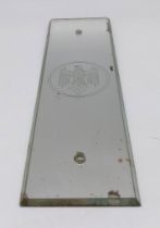 3rd Reich Mirror Glass Finger Door Plate from a Gov’t Building. These replaced many of the brass