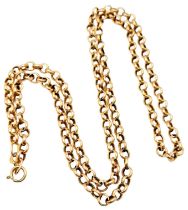 A 54cms 9K GOLD BELCHER LINK CHAIN . 5.5gms