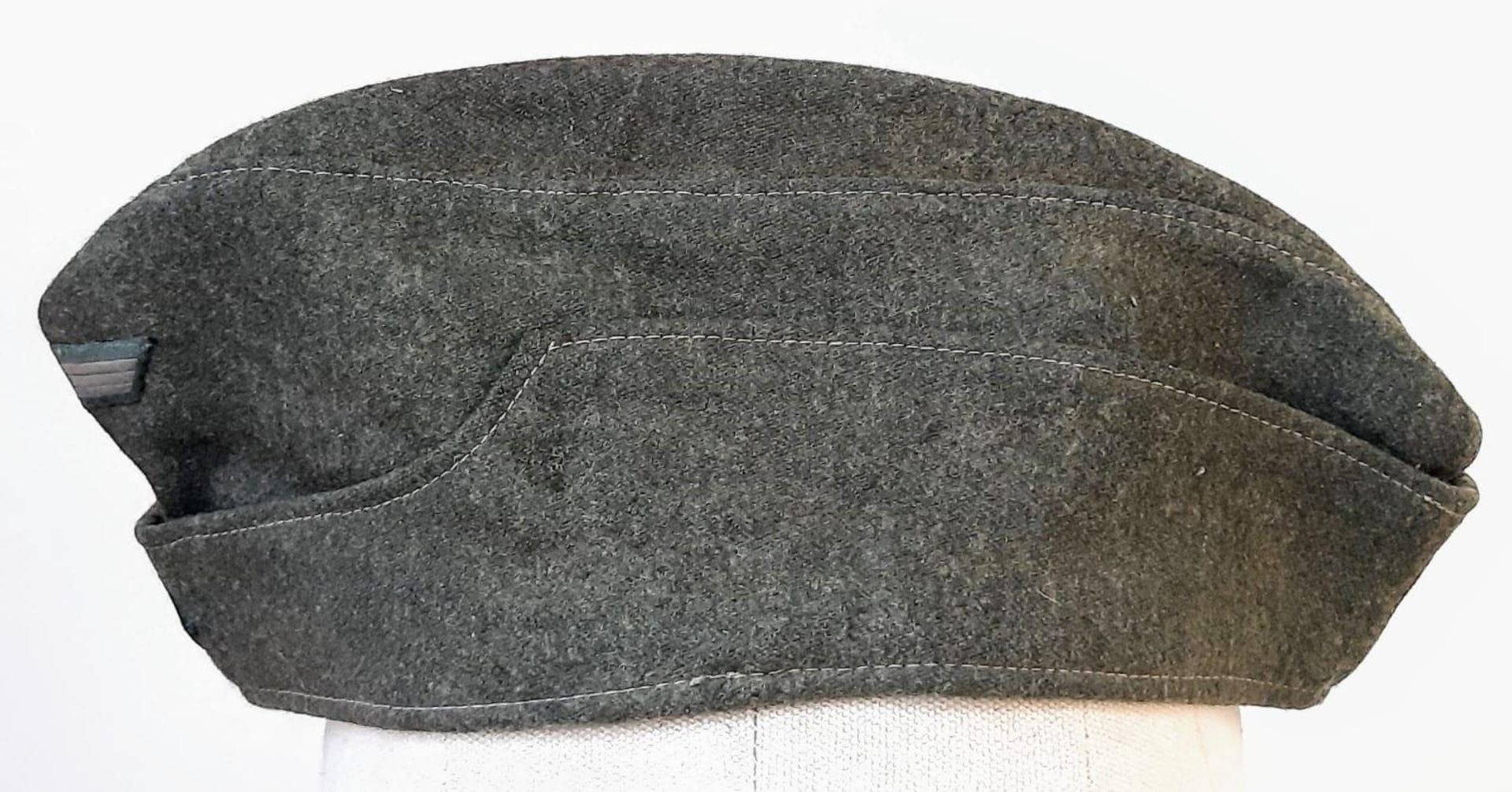 3rd Reich M34 Army Overseas Cap. Made by Schubt, Berlin. Super condition for its age. - Image 2 of 6