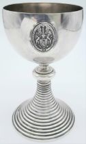 A Hermann Goring 1938 Silver Presentation Goblet. Presented to certain people in remembrance of