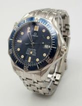 AN OMEGA "SEAMASTER" PROFESSIONAL CHRONOMETER ,STAINLESS STEEL IN ORIGINAL BOX WITH SPARE LINKS 40mm