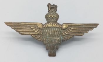 WW2 Indian Parachute Regiment Cap Badge. The Regiment had 3 Battalions, No’s 151, 152 & 153. This is