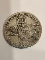 1758 GEORGE II SILVER SIXPENCE. Fine/very fine condition.