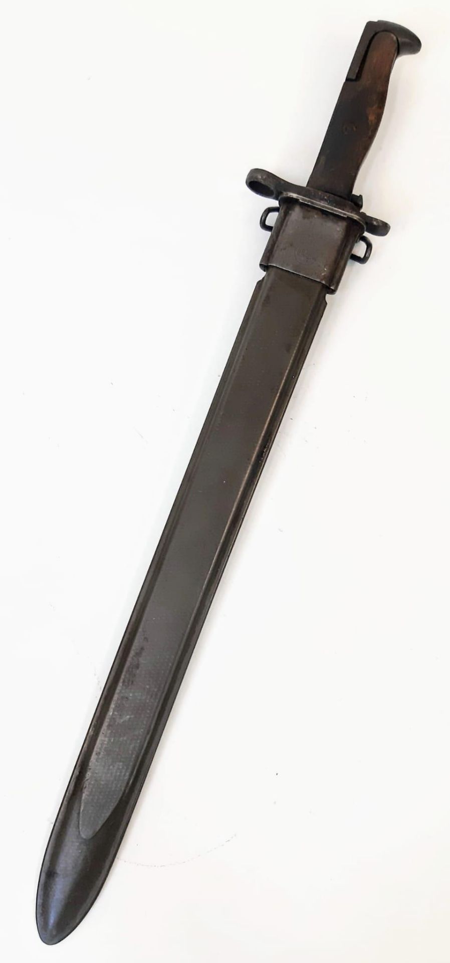 WW1 American 1905 Pattern 16” Springfield Bayonet. Maker Marked: S.A for the Springfield Armoury. - Bild 8 aus 9