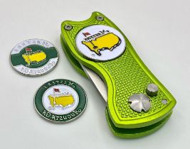 A Masters Golf Branded Putting Green "Flick Tool" Repair Kit - Comes with three commemorative