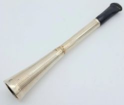 An Excellent Condition Vintage 1984 Silver Hallmarked Cigarette Holder, Birmingham Silversmith Cohen