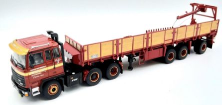 A WSI Die Cast Transportation Lorry with Brick Trailer. 1:50 scale. As new, in box.