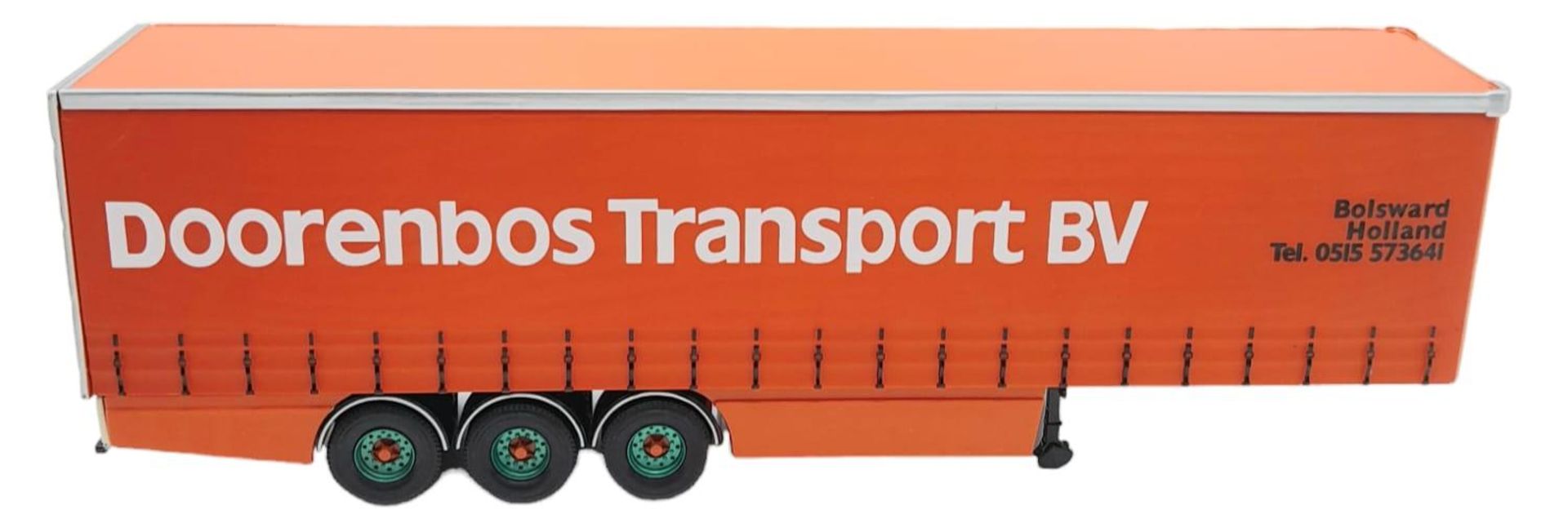 A Limited Edition Die Cast Corgi Volvo Truck and Curtainside Trailer. As new, in box. Scale - 1:50. - Bild 7 aus 10