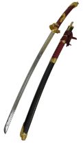 An Excellent Condition, Highly Decorative, Dragon Detail, Modern Display Katana Sword. 105cn Length.
