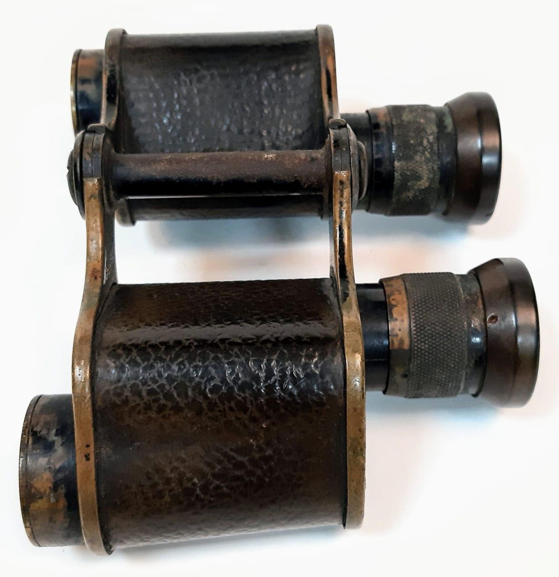 An original, pair of WW1, British Forces, Binoculars made in 1918 by A. KERSHAW in Leeds. In - Image 2 of 7
