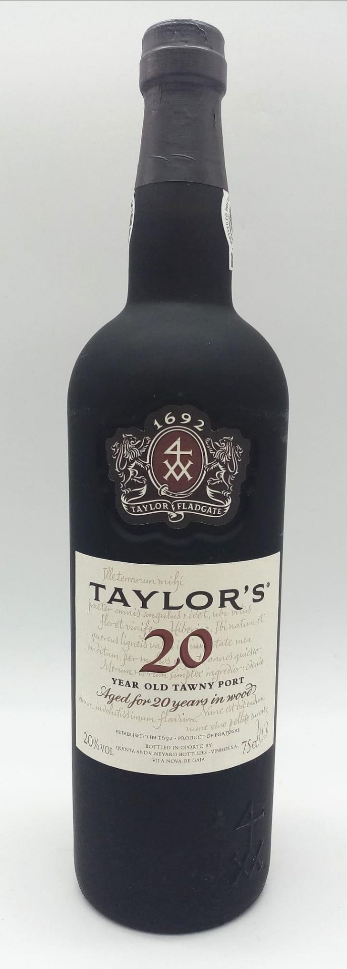 A Scarce Presentation Boxed Bottle of Taylors 20 Year Old Tawny Port. Full Contents, Unopened.