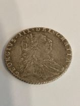 1787 GEORGE III SILVER SIXPENCE. Fine/very fine condition.