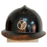 WW2 French Milice Helmet. (No liner) A French political paramilitary organisation that fought to