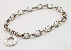 A Thomas Sabo 925 Silver Bracelet. 18cm