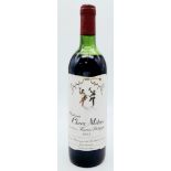 A Vintage 1983 Chateau Clerc Milon Baron Philippe de Rothschild Pauillac. 75cl Bottle. Full