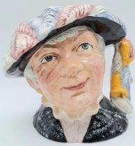 A Vintage Royal Doulton Pearly Queen Large Ceramic Mug -6759. 19cm tall. In good condition but