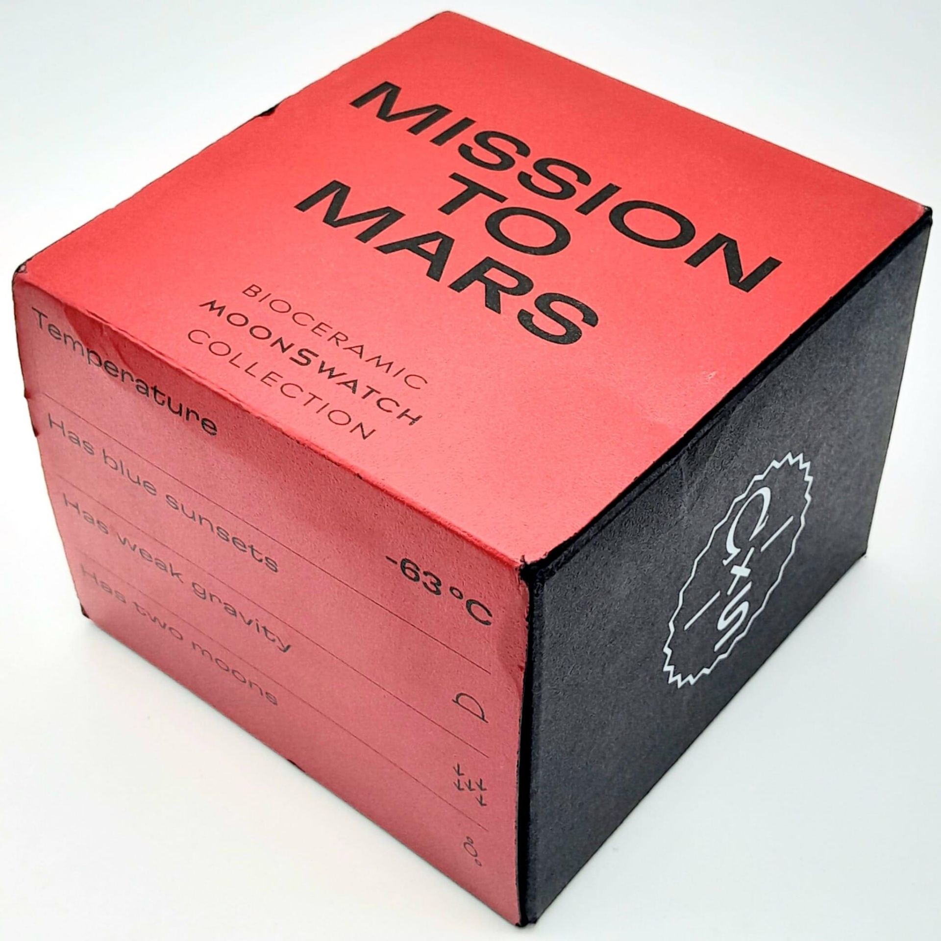 An Omega X Swatch Bioceramic Mission To Mars Chronograph Watch. Red ceramic case - 42mm. White - Bild 9 aus 9