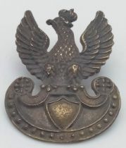 WW2 Free Polish Forces Made in England Cap Badge 1939-45.